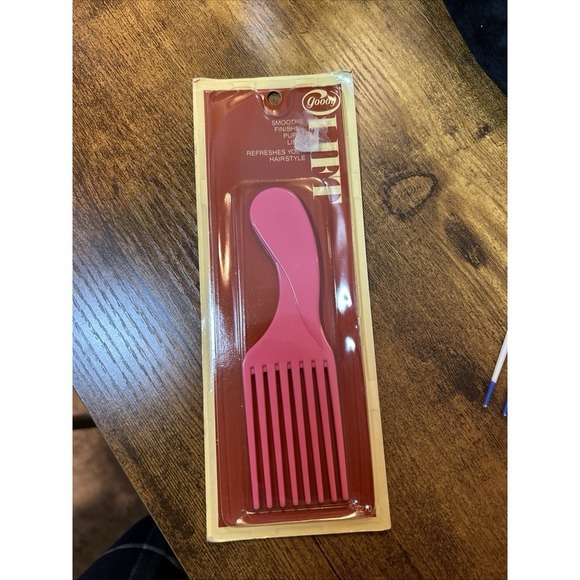 Other - 1975 Hair Lift Comb‎ Goody Pink Sealed vintage
